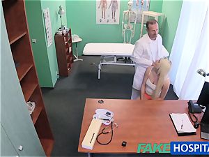 FakeHospital physician helps blond get a moist pussy